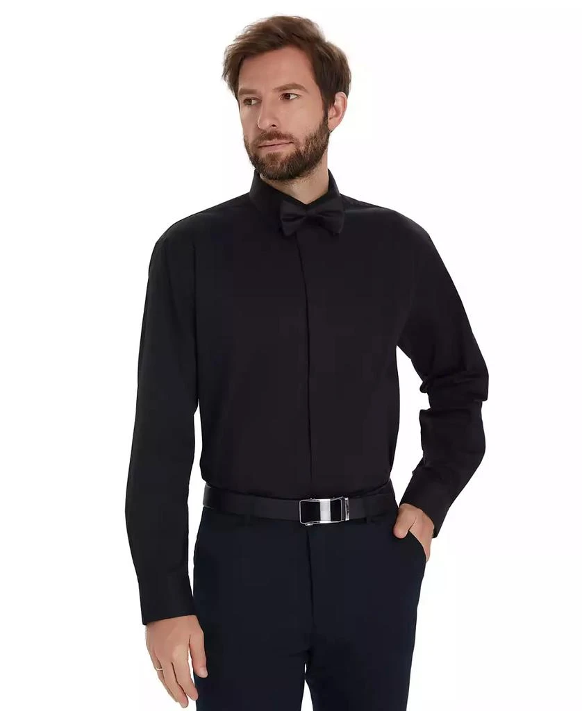 Alfani Men's Formal Solid Regular Fit Dress Shirt, Macy's Exclusive - Shirts  - Free Shipping - BeyondStyle