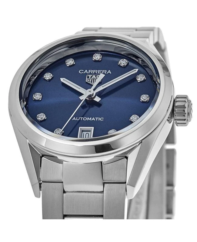 Tag Heuer Tag Heuer Carrera Automatic Blue Diamond Dial Steel Women's Watch WBN2413.BA0621 2