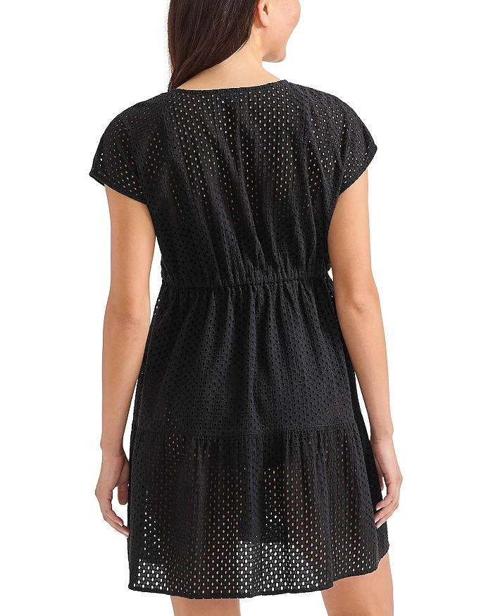 Tommy Bahama Eyelet Cove V Neck Swim Cover-Up Dress 2