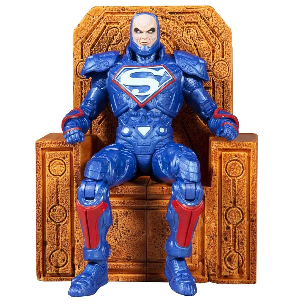 McFarlane Toys McFarlane DC Multiverse 7 Inch Action Figure - Lex Luthor In Power Suit (Blue Suit with Throne) 1