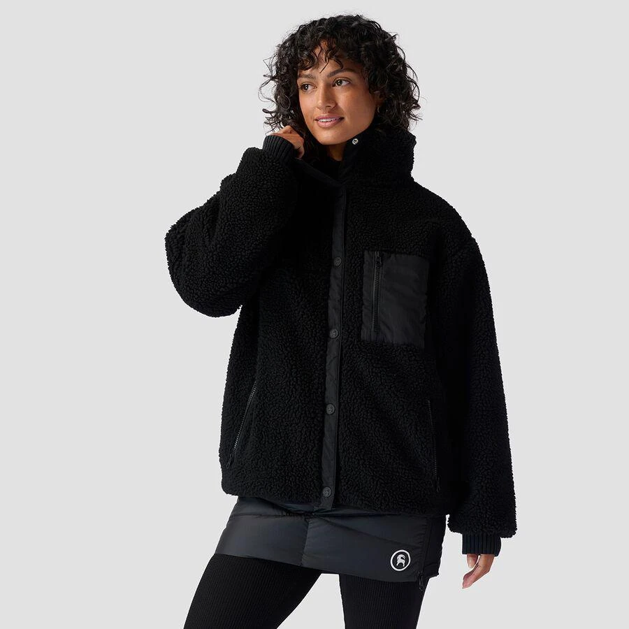 Backcountry Mixed Fabric Fleece Jacket - Women's 1