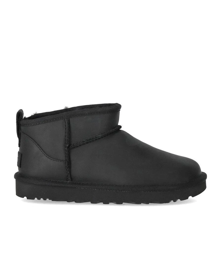 UGG UGG Classic Ultra Mini Leather Black Boot 1