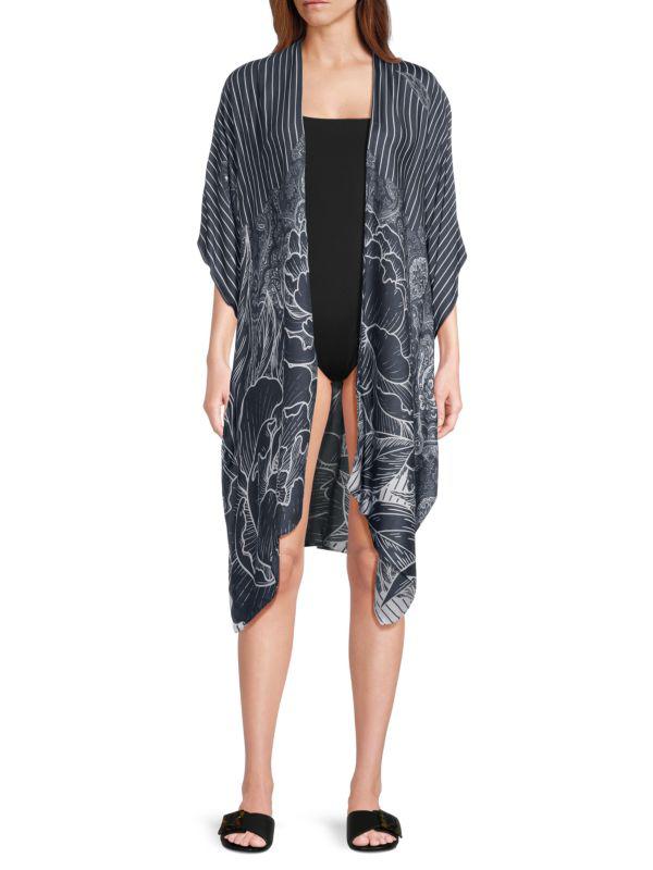 La Fiorentina Printed Kimono
