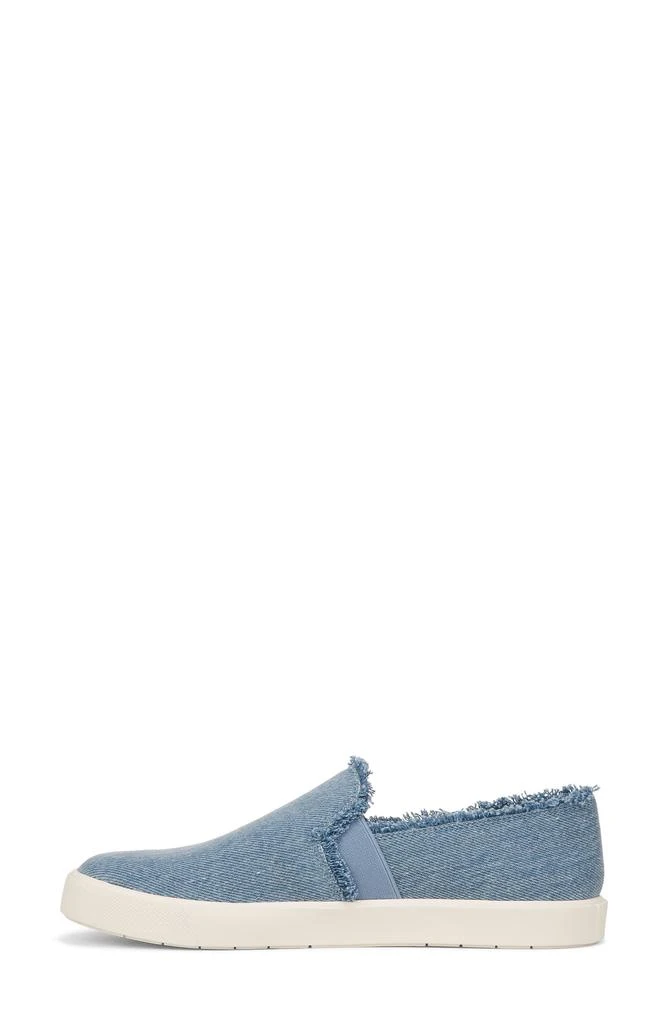 Vince Preston Frayed Denim Slip-On Sneaker 10