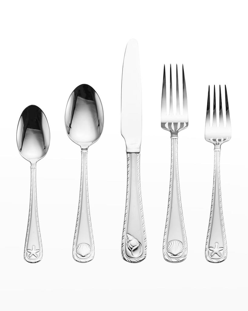 Towle Silversmiths Antigua Frost Stainless Steel 20-Piece Flatware Set