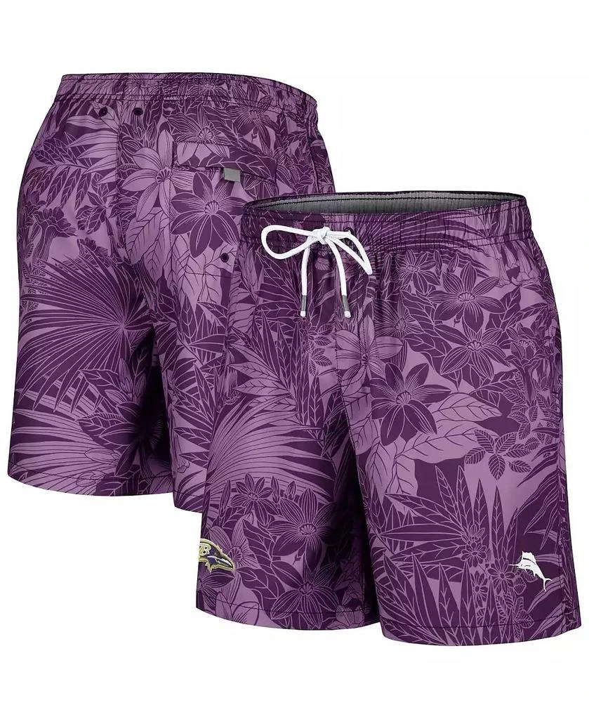 Tommy Bahama Men's Purple Baltimore Ravens Santiago Palms Board Shorts 1