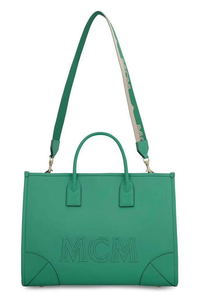 MCM Mcm München Leather Tote 5