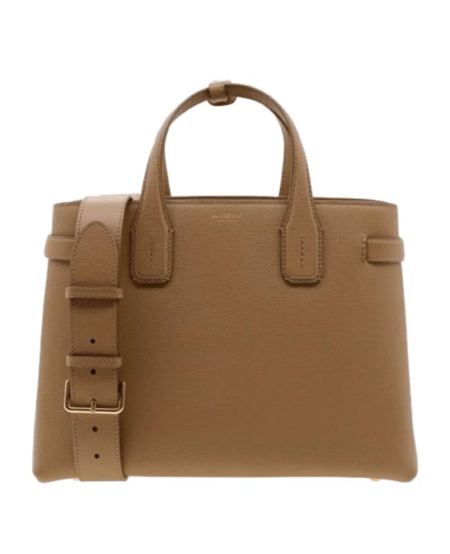 Burberry Burberry Medium Banner Camel Brown Leather Women's Shoulder Bag 80685501 1