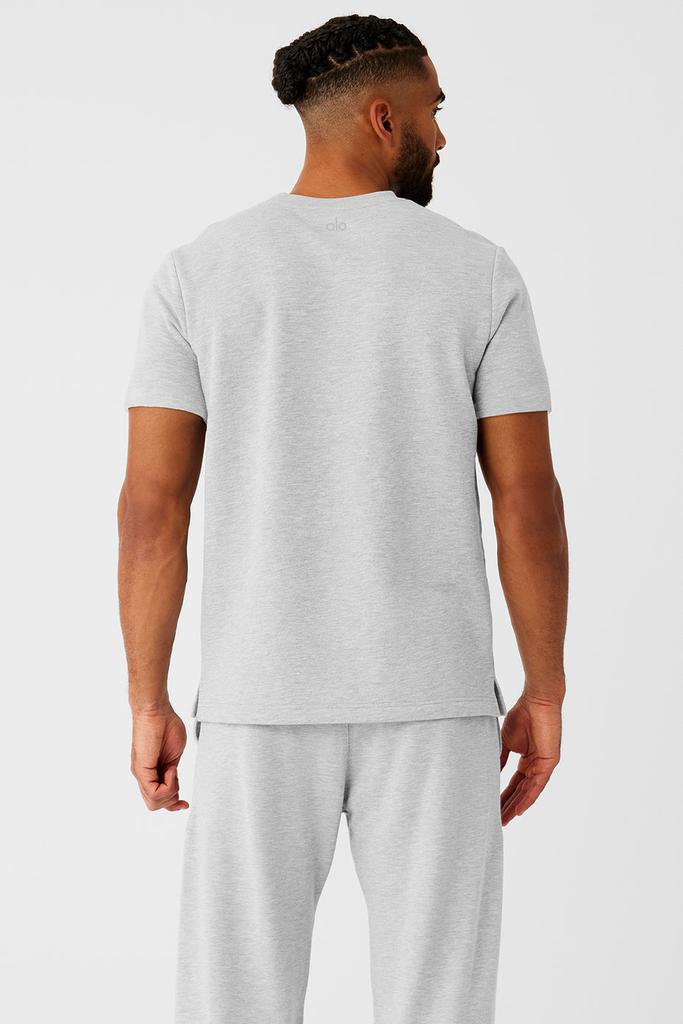 Alo Yoga Chill Short Sleeve - Athletic Heather Grey