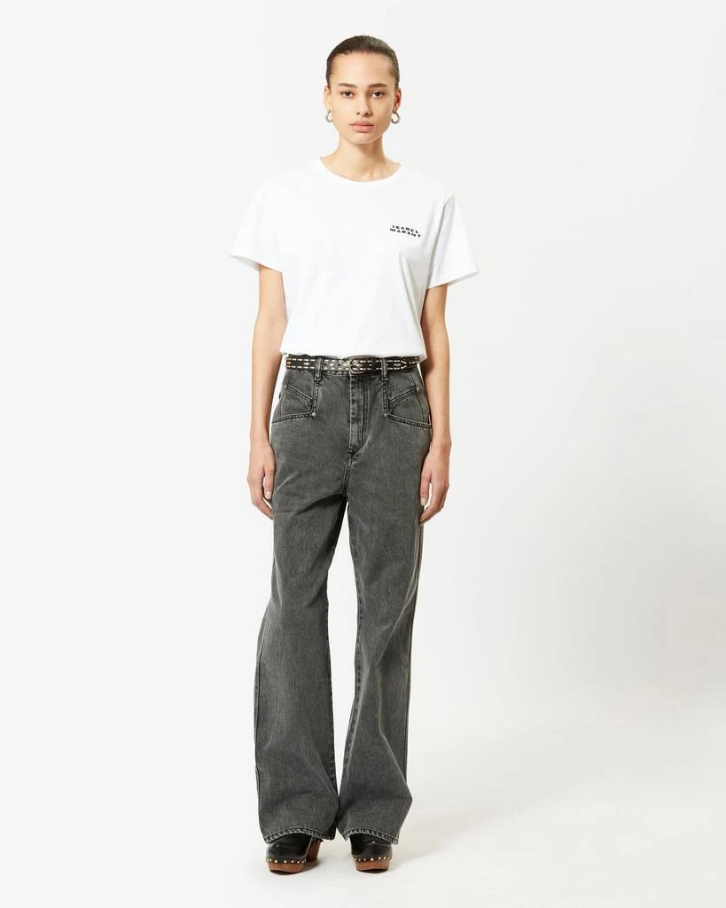 Isabel Marant ISABEL MARANT, VIDAL LOGO TEE-SHIRT - Women - White - M 1