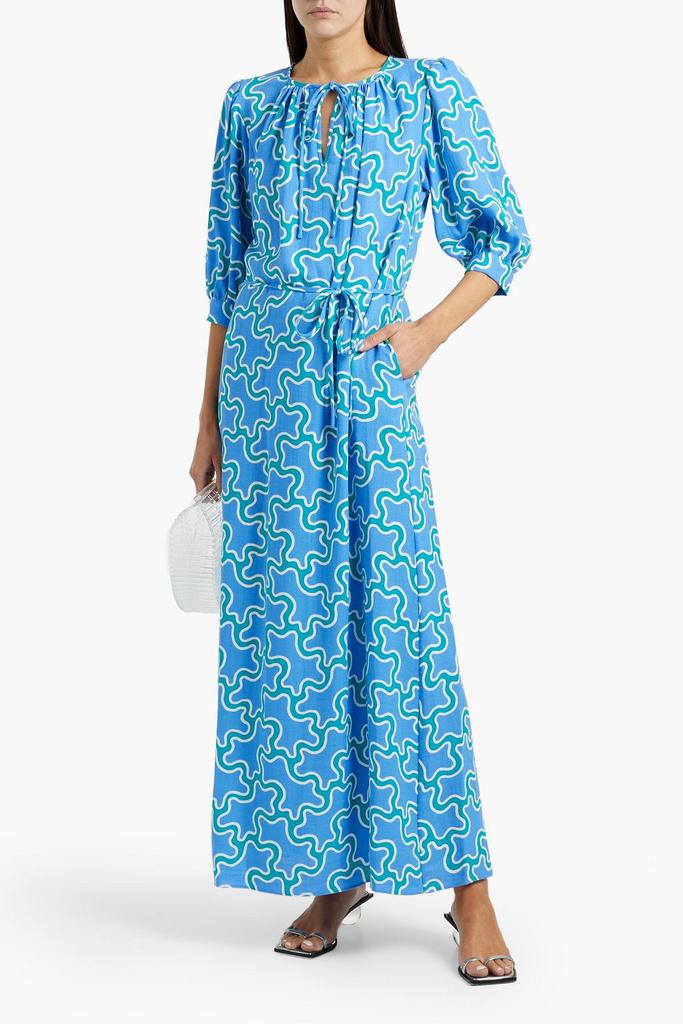 Diane von Furstenberg Drogo printed woven maxi dress