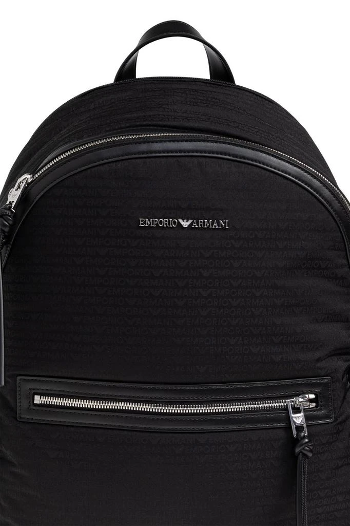 Emporio Armani Emporio Armani Padded Zipped Drawstring-Detail Backpack 5