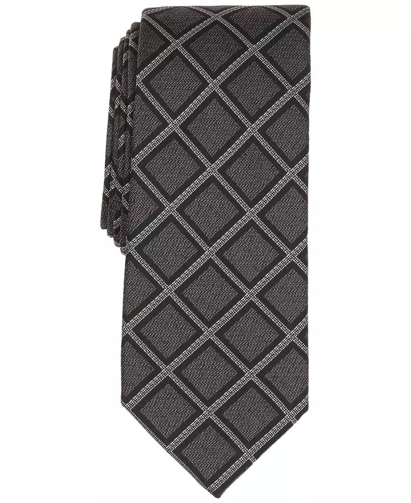 Alfani Men's Oakmont Grid Slim Tie, Macy's Exclusive
