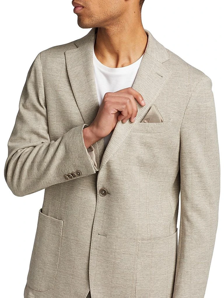 Saks Fifth Avenue COLLECTION Wool 
Cotton-Blend Suit 6