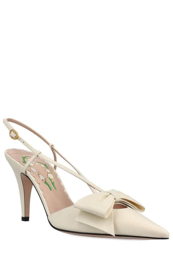 Valentino Valentino Bowow Pointed Toe Pumps 2