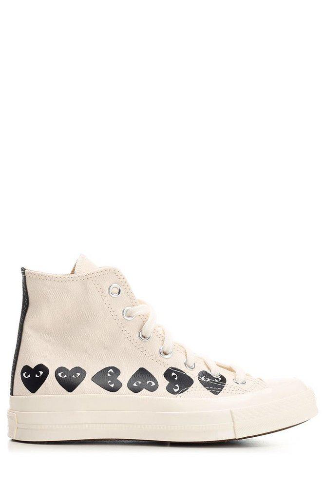 Comme des Garcons Comme des Garçons Play X Converse Chuck Taylor High-Top Sneakers