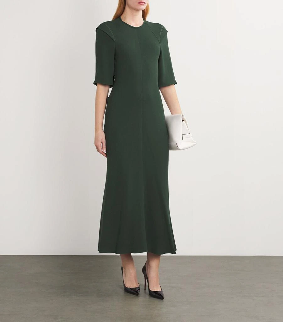 Inset Sleeve-Detail Midi Dress  On Sale Now with Up to 70% Off | Discover  Exclusive Deals & Savings at BeyondStyle  Authentic Victoria Beckham  clothing|storefront|dresses|women with Limited-Time Discounts, Free  Shipping, and