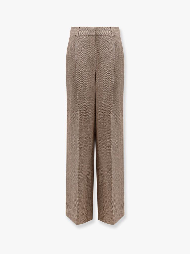 Loro Piana Nyack herringbone linen trouser