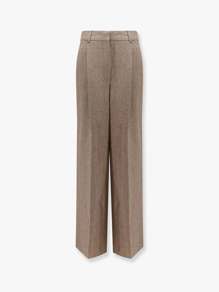 Loro Piana Nyack herringbone linen trouser 1