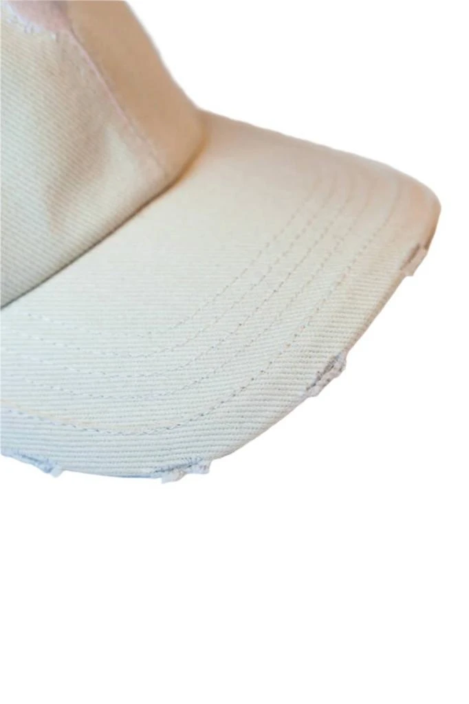 NEW KNOTWTR women\'s pearl snapback hat in white knotWTR Women main image 3
