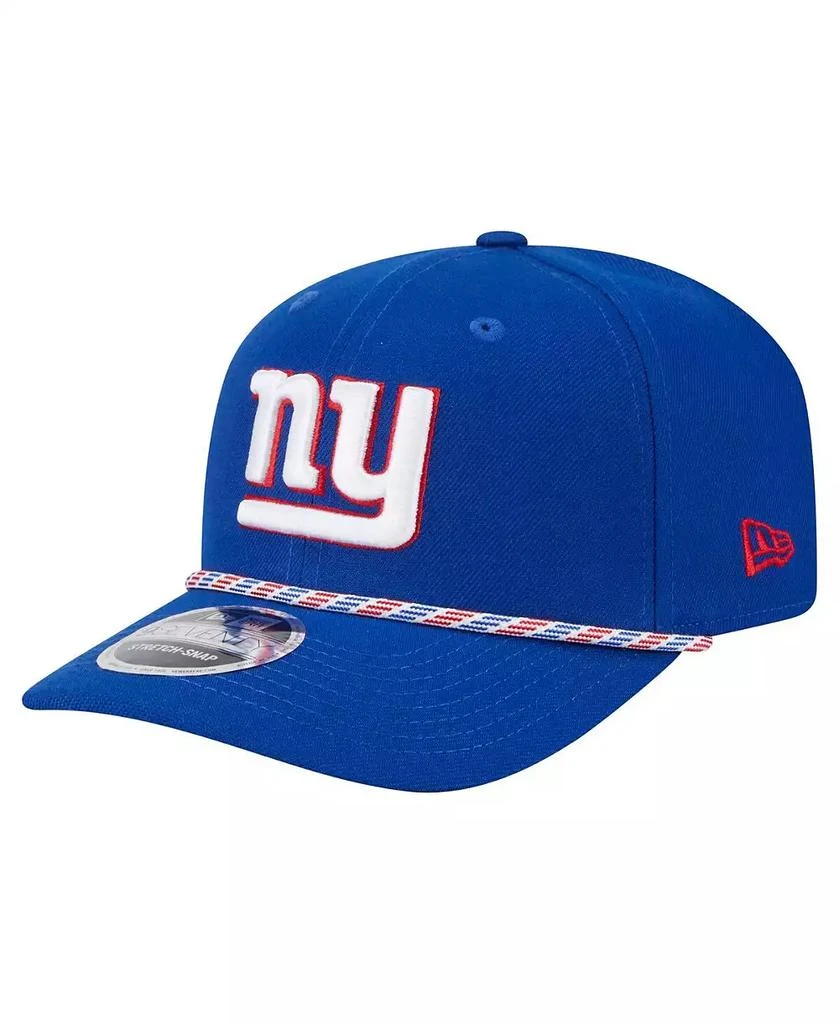 New Era Men's Royal New York Giants Gameday Multi Rope 9SEVENTY Stretch Snap Hat 1