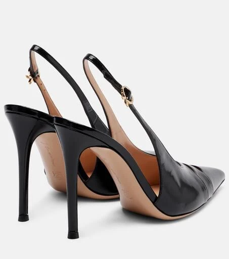 Gianvito Rossi Patent leather slingback pumps 2