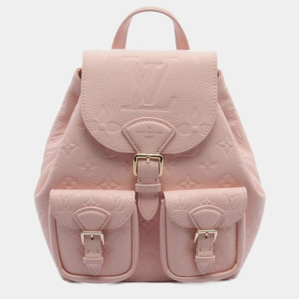 Louis Vuitton Louis Vuitton Pink Leather Monogram Empreinte Opal Backpack 1