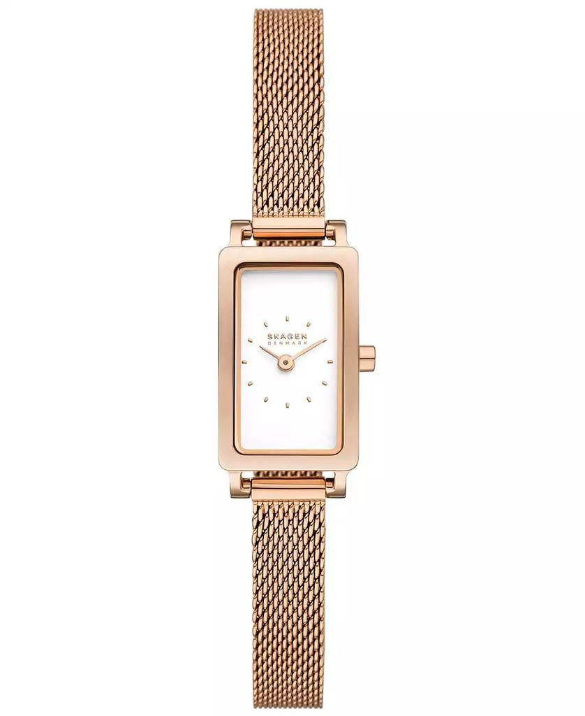Skagen Women's Hagen Micro Two Hand Rose Gold-Tone Stainless Steel 30mm 1