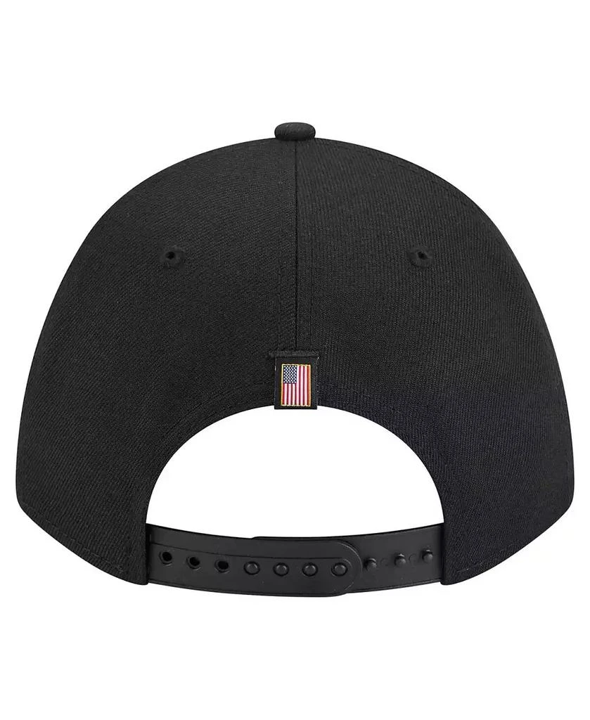 New Era Men's Black Baltimore Orioles American Flag 9FORTY M-Crown A-Frame Adjustable Hat 4