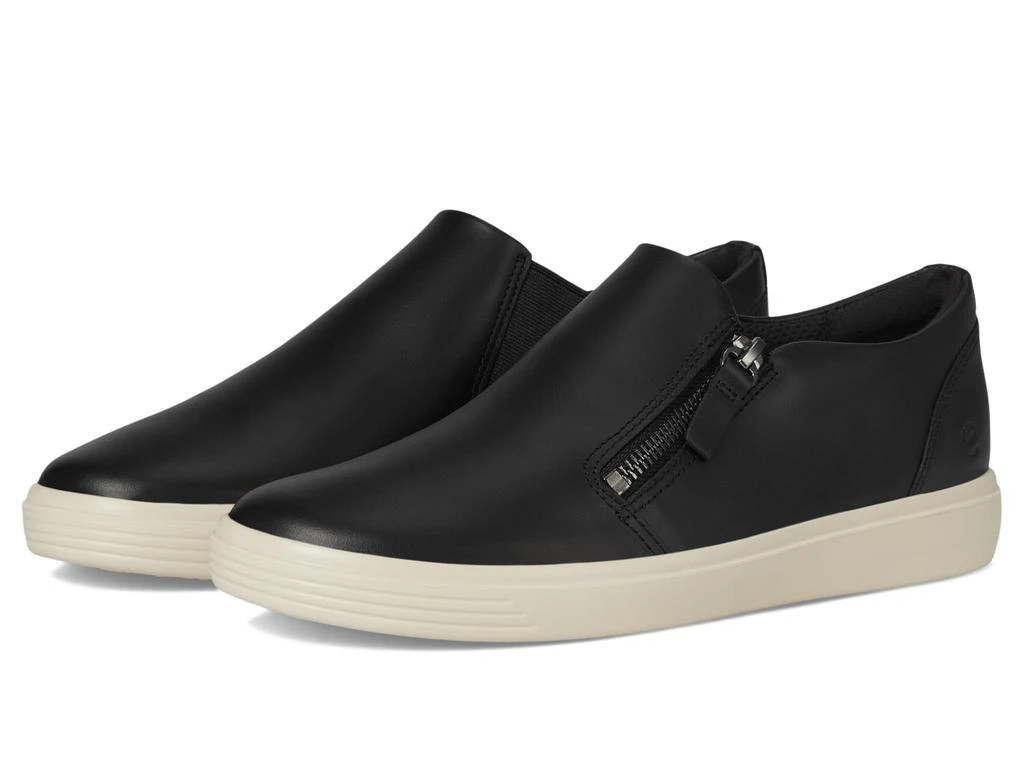 ECCO Soft Classic Side Zip Sneaker 1