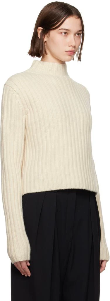 Totême Off-White Petite Chunky Rib Knit Sweater 2