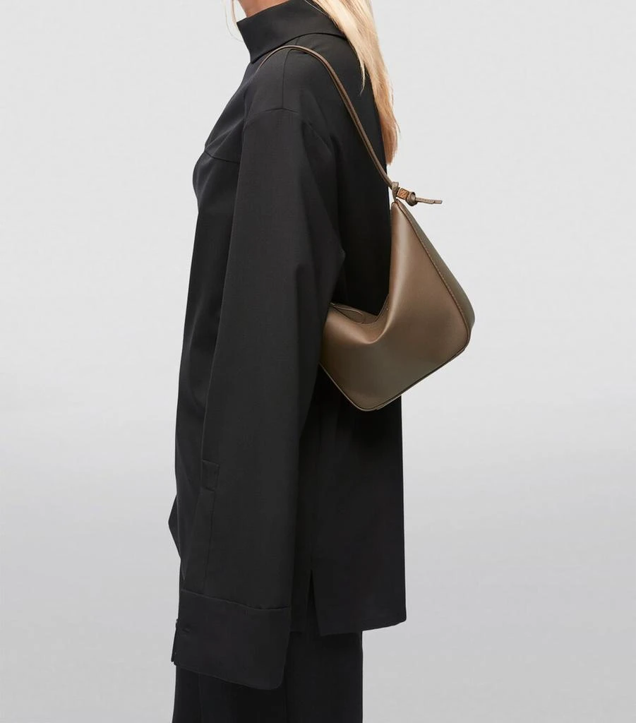 Loewe Mini Leather Hammock Hobo Bag 10