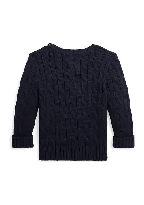 Ralph Lauren Baby Boys Cable Knit Cotton Sweater 2