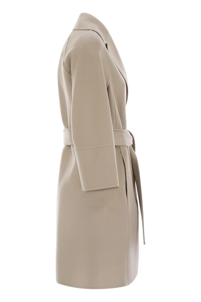 Max Mara ARONA YELLOW CLOTH COAT WITH BELT 3