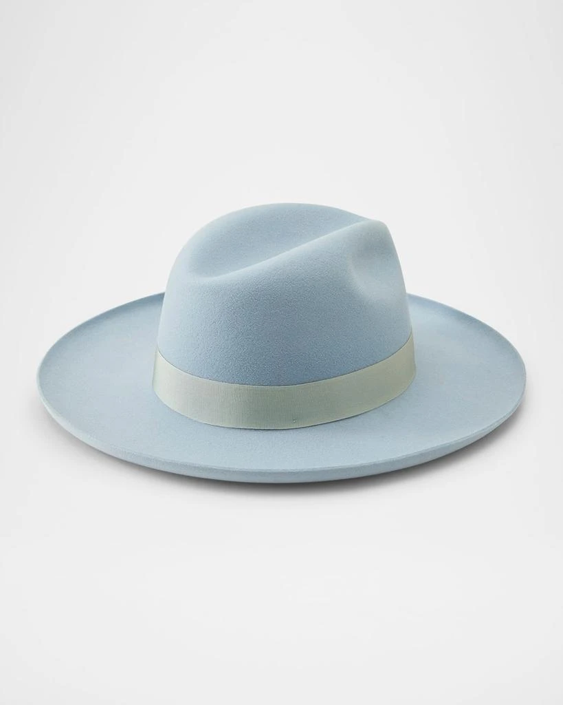 Helen Kaminski Augustine Merino Wool Fedora Hat 2