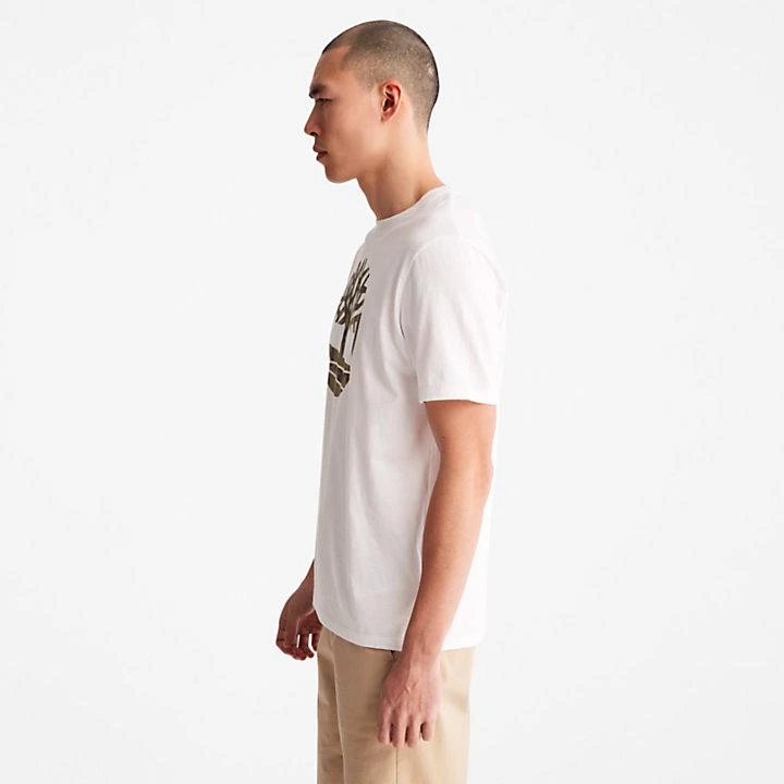 Timberland Camo Logo T-Shirt for Men in White 4