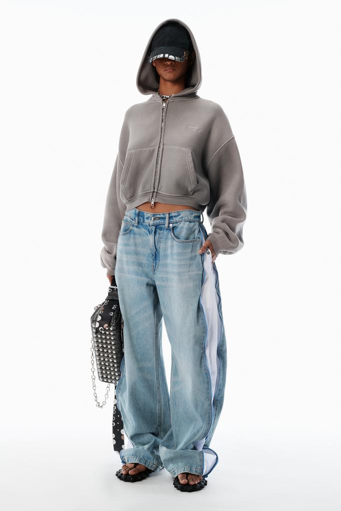 【ALEXANDER WANG】Jeans with pre-styled thong /デニム パンツ Alexander Wang Jeans With Pre-styled Thong - Pants - BeyondStyle