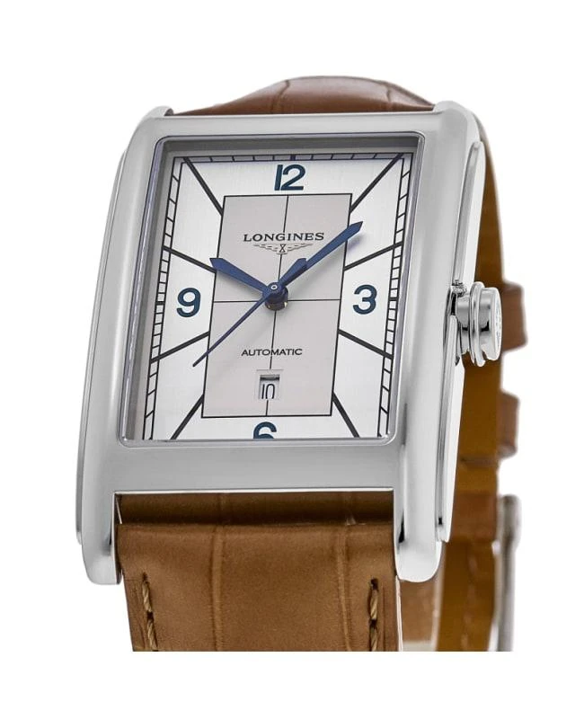 Longines Longines DolceVita Automatic Silver Dial Leather Strap Unisex Watch L5.757.4.73.3 2
