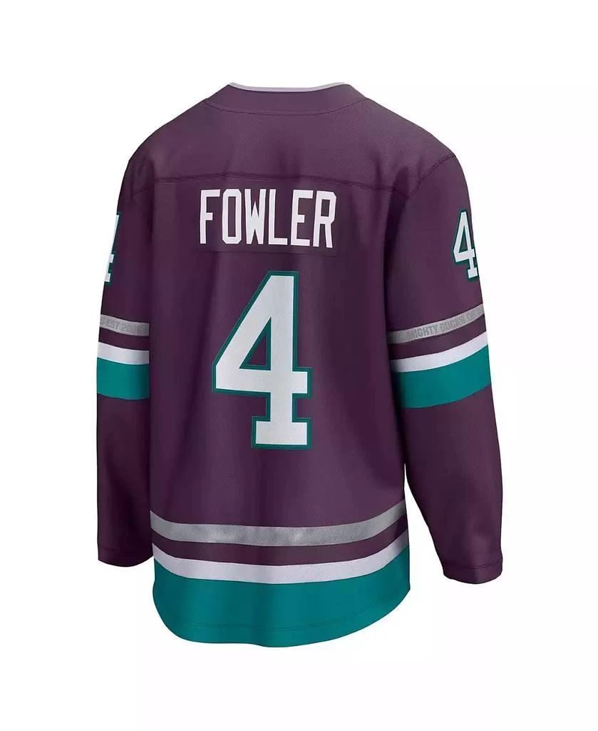 Fanatics Men's Cam Fowler Purple Anaheim Ducks 30th Anniversary Premier Breakaway Jersey 3