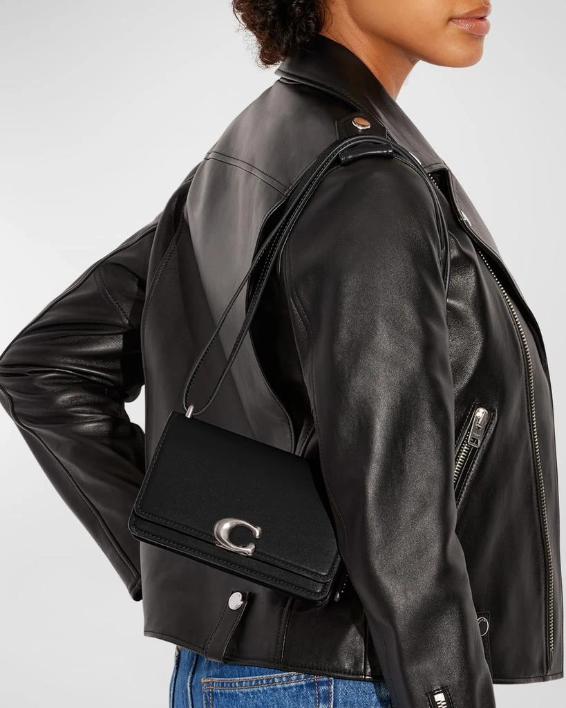 Coach Bandit Calf Leather Crossbody Bag 5