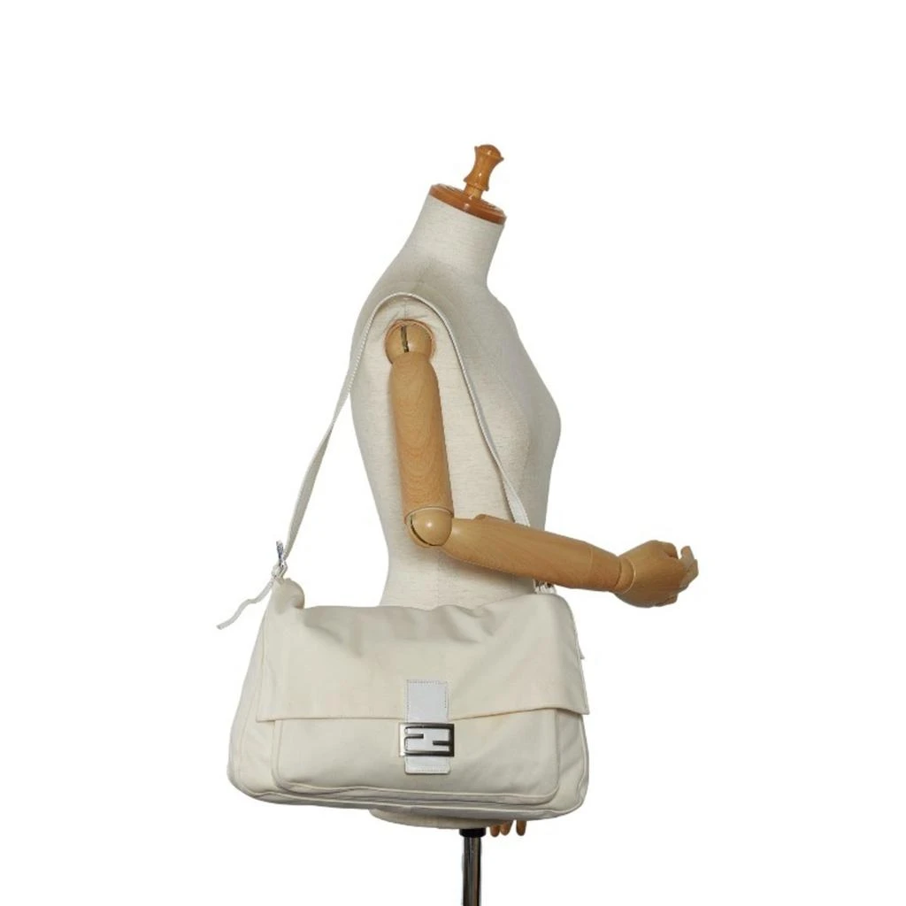 Fendi Fendi  Canvas Shoulder Bag (Pre-Owned) 6
