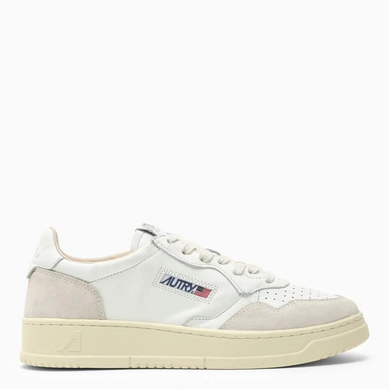 AUTRY Medalist trainer in white leather and suede 1