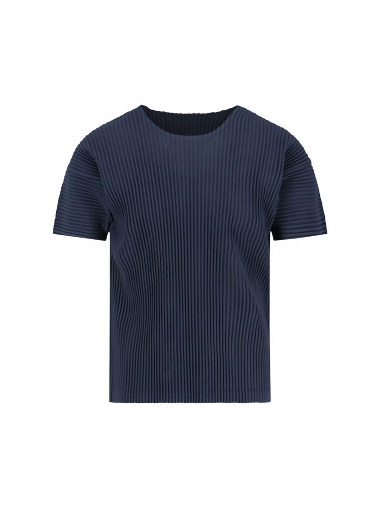 Homme Plissé Issey Miyake Homme Plissé Issey Miyake Pleated Crewneck T-Shirt