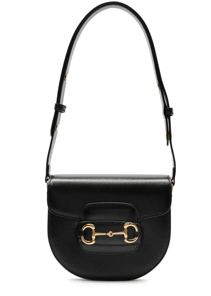 Gucci Horsebit 1955 leather saddle bag 1