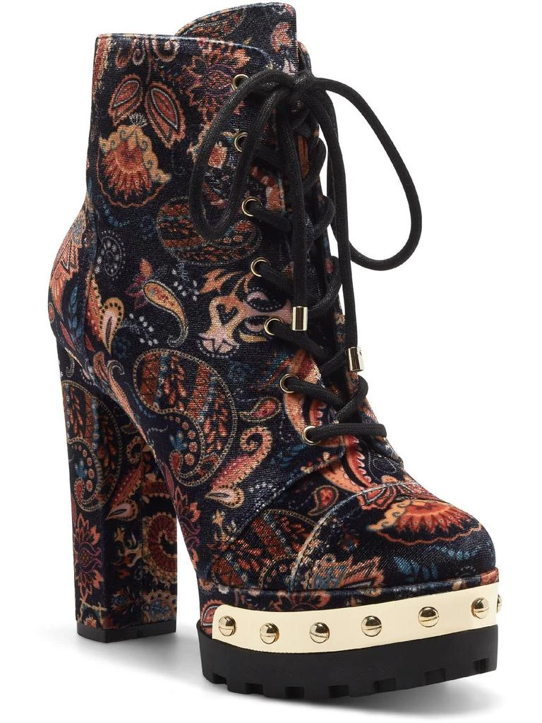 Jessica Simpson Irella Womens Combat & Lace-up Boots 4