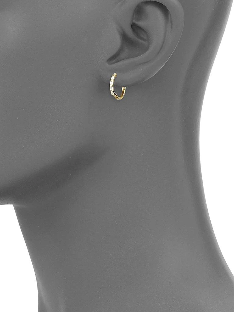 SHAY Diamond & 18K Yellow Gold Huggie Hoop Earrings 2