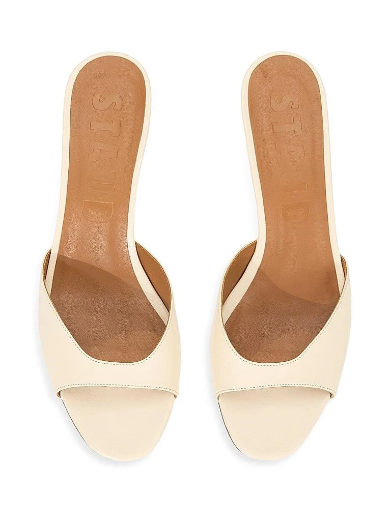 Staud Brigitte 55MM Leather Mules 4
