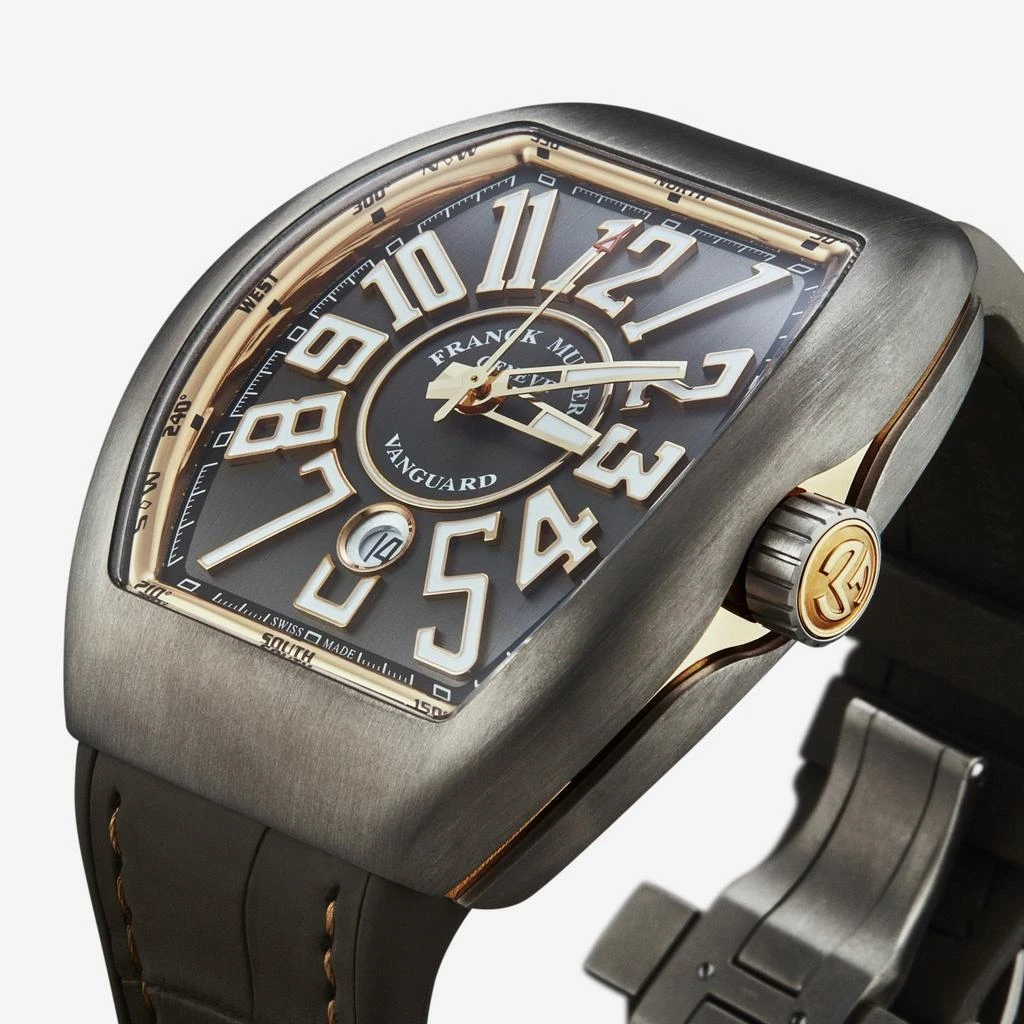 Franck Muller Franck Muller Vanguard Grey Dial Automatic Men's Watch 45SCBLKBLKGRY-1 2