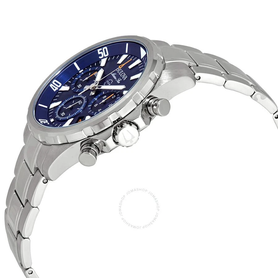 Bulova Marine Star Chronograph Blue Dial Men's Watch 96B256 2