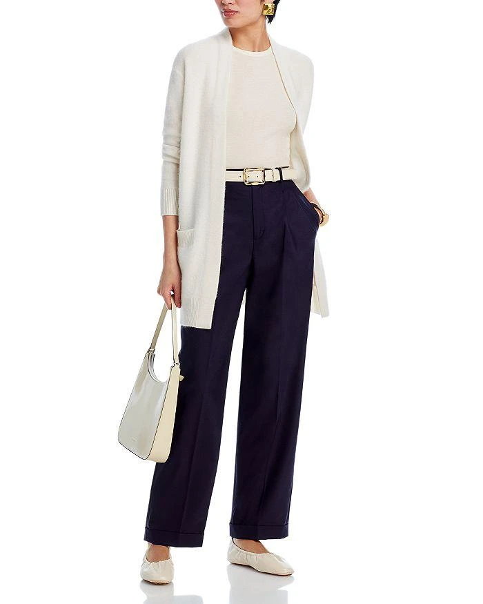 Bloomingdale's Open Front Brushed Cashmere Cardigan - Exclusive 2